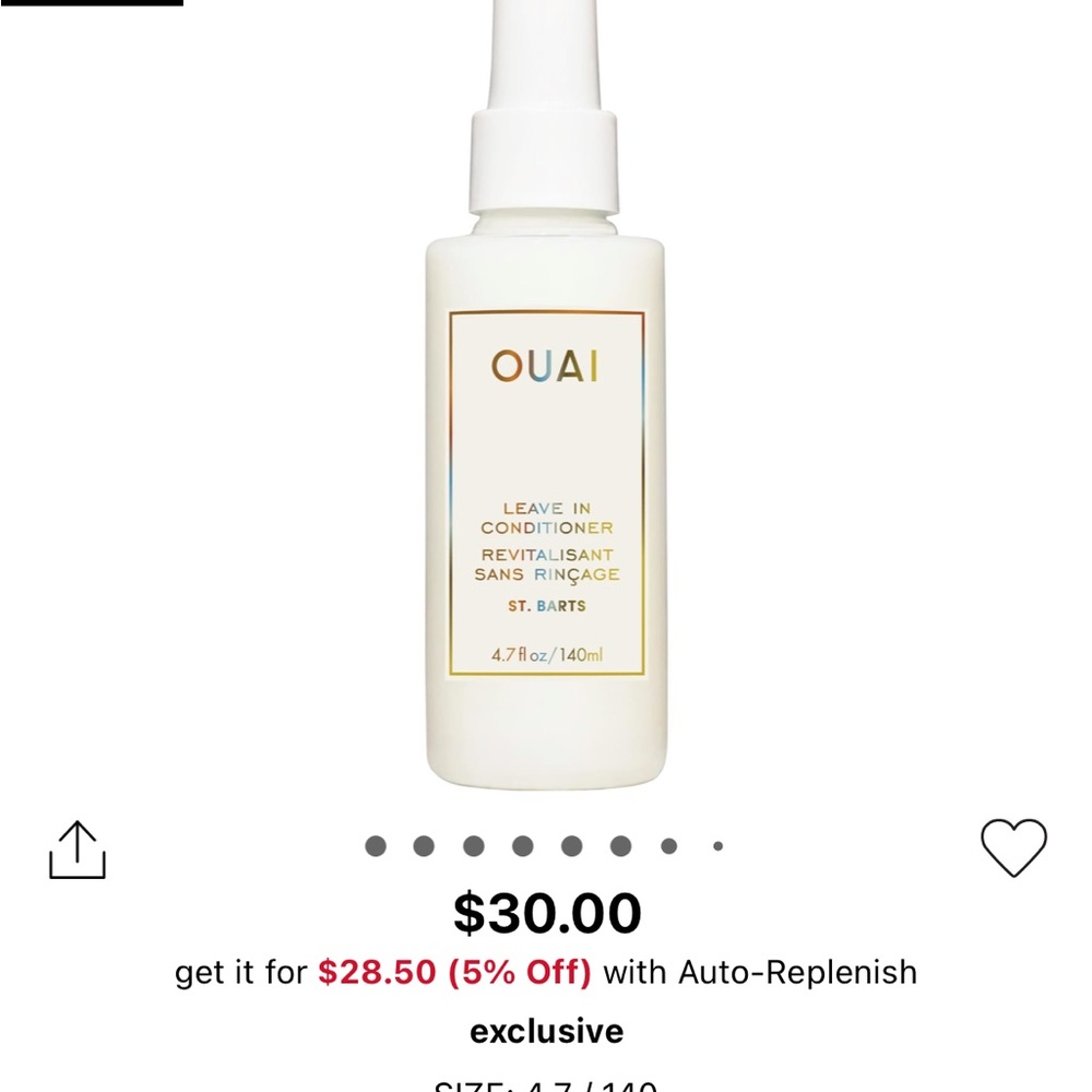 OUAI X St. Barts Leave-In Conditioner